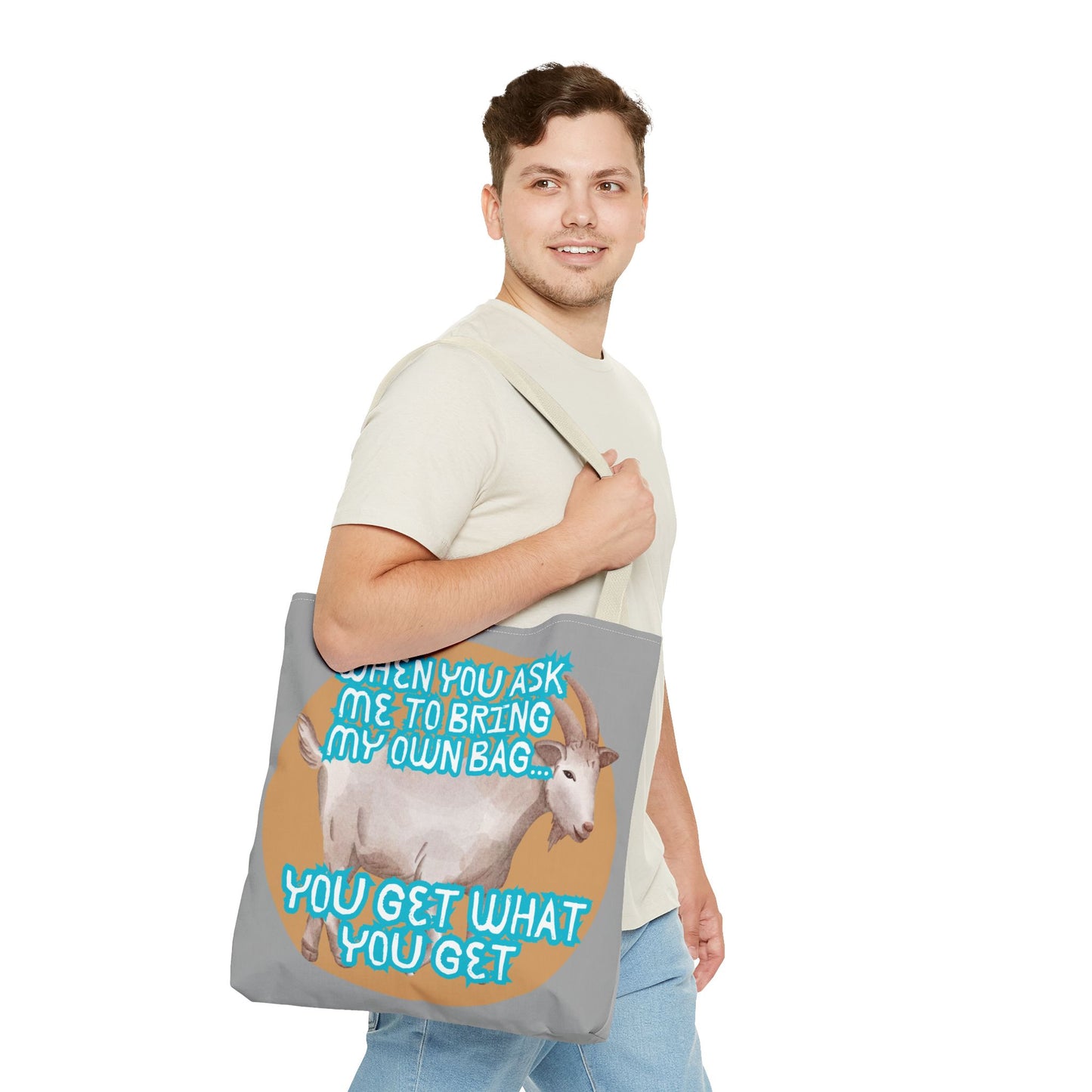 Funny Quote Tote Bag - Bring Your Own Bag Humor