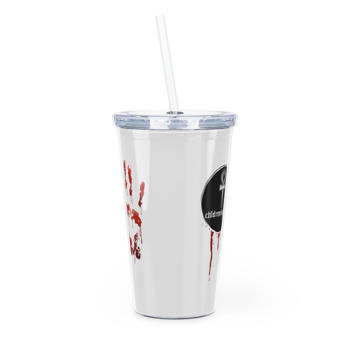 Funny Serial Killer Casual COA Universe Plastic Tumbler with Straw