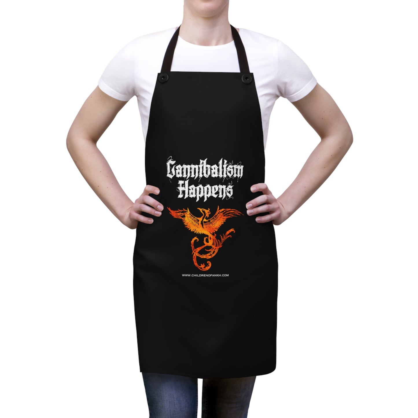 Cannibalism Happens Apron (AOP) COA Series Merch