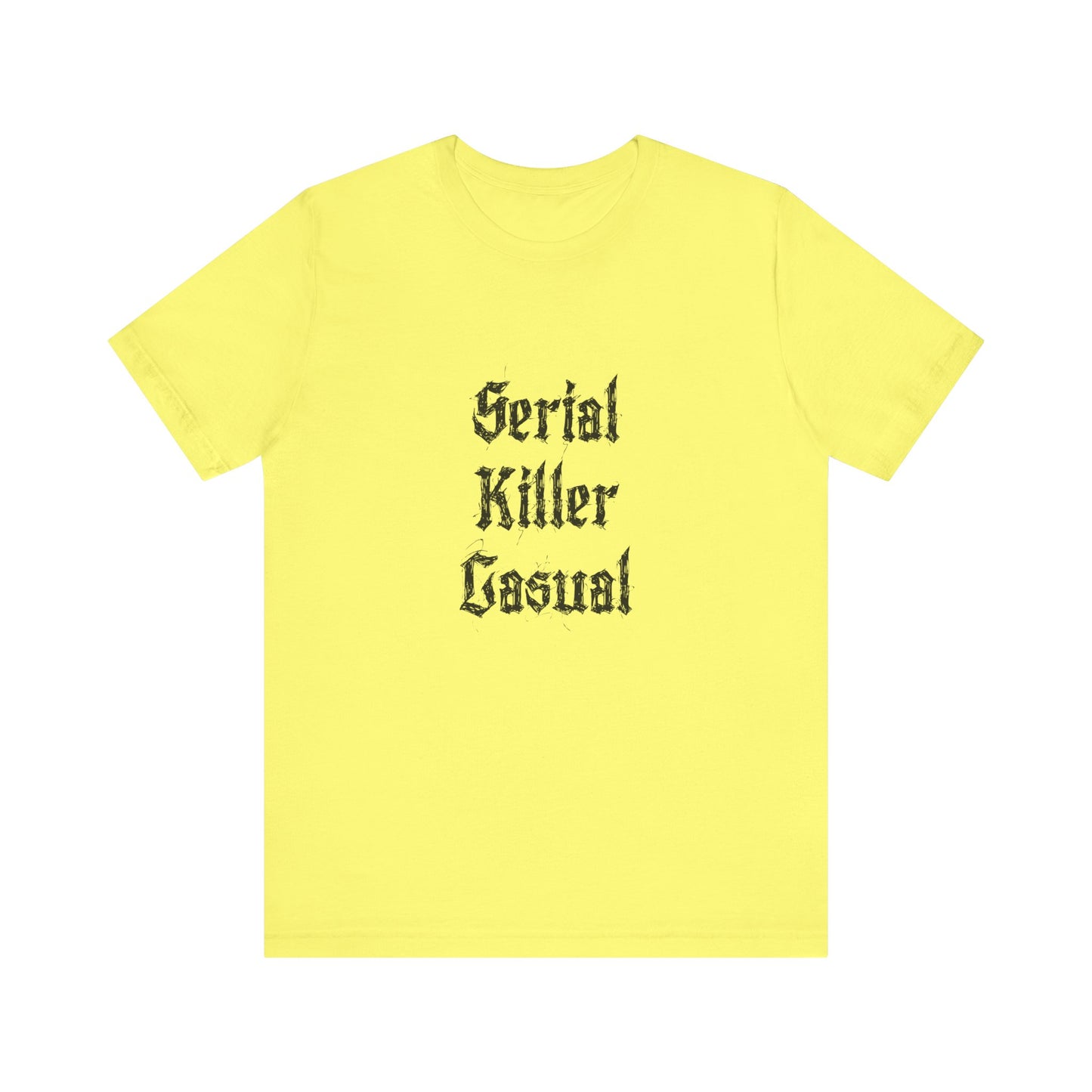 COA Universe Serial Killer Casual Funny Unisex Jersey Short Sleeve Tee