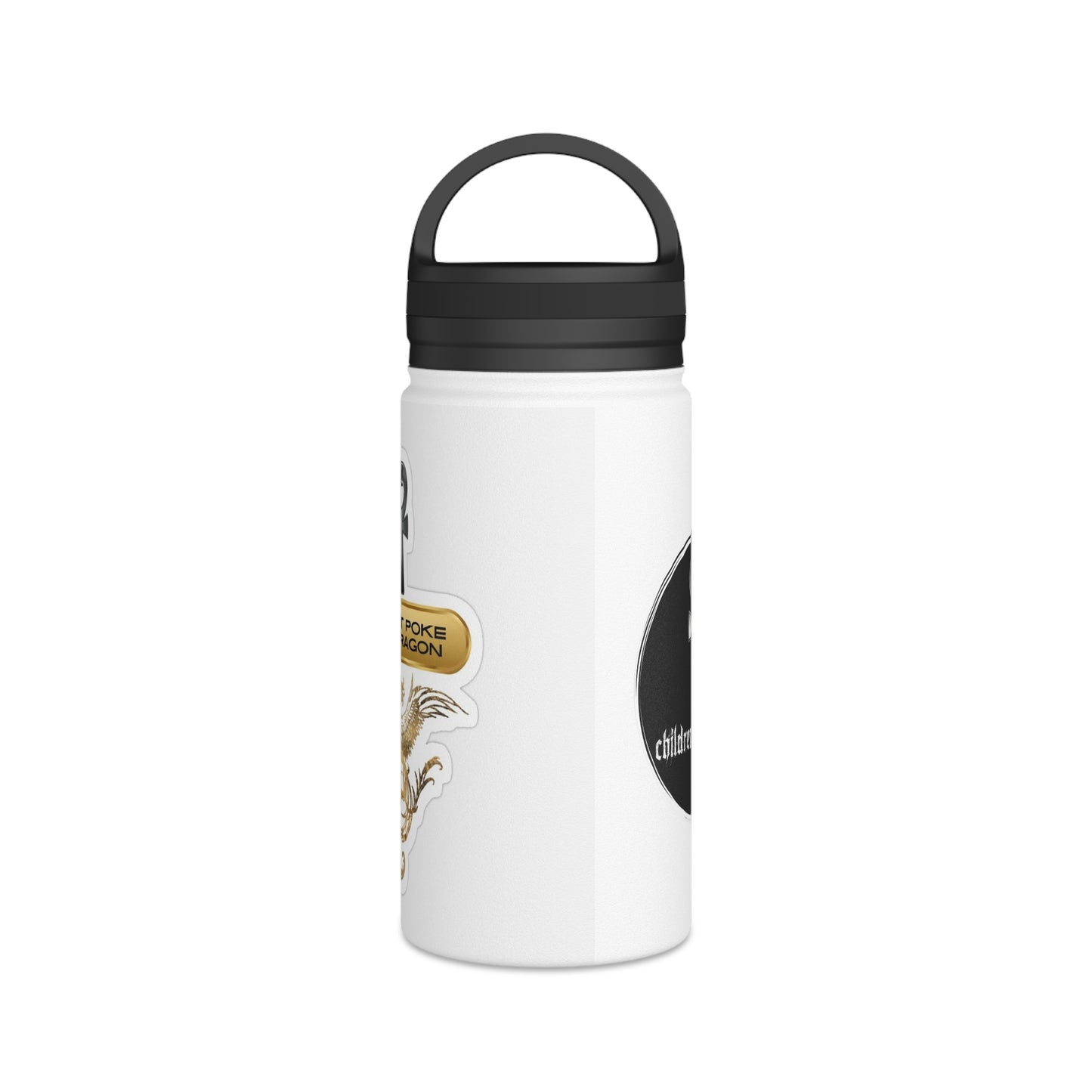 Stainless Steel Water Bottle, Handle Lid Children Of Ankh Universe Merch