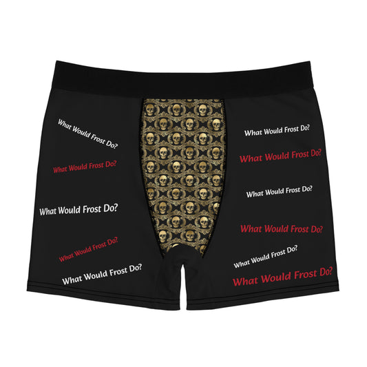 Men's Boxer Briefs (AOP) What Would Frost Do? Children Of Ankh Universe Merch.