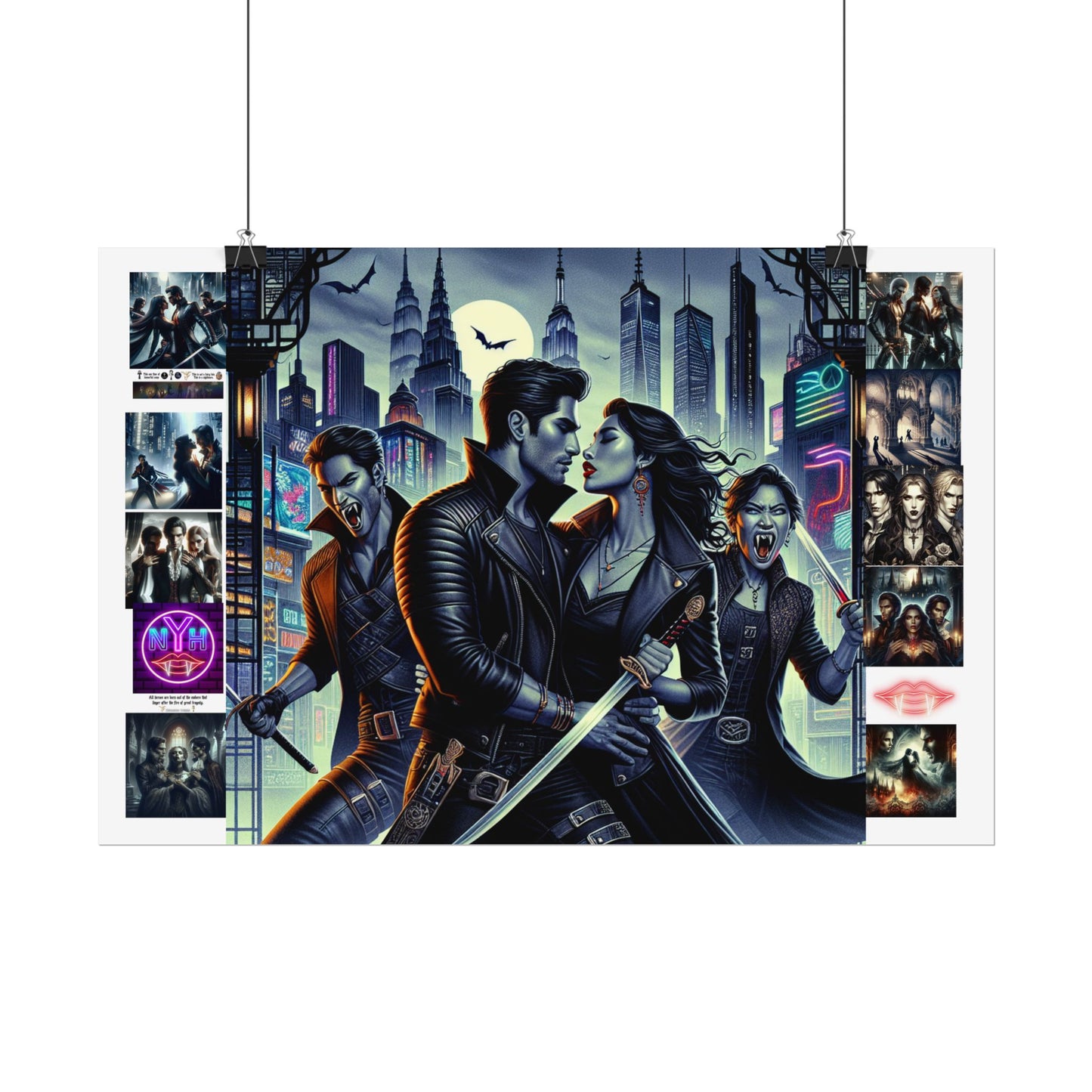 Poster Set - New York Hive - Dark Fantasy Vampires - CoA Universe - Children of Ankh