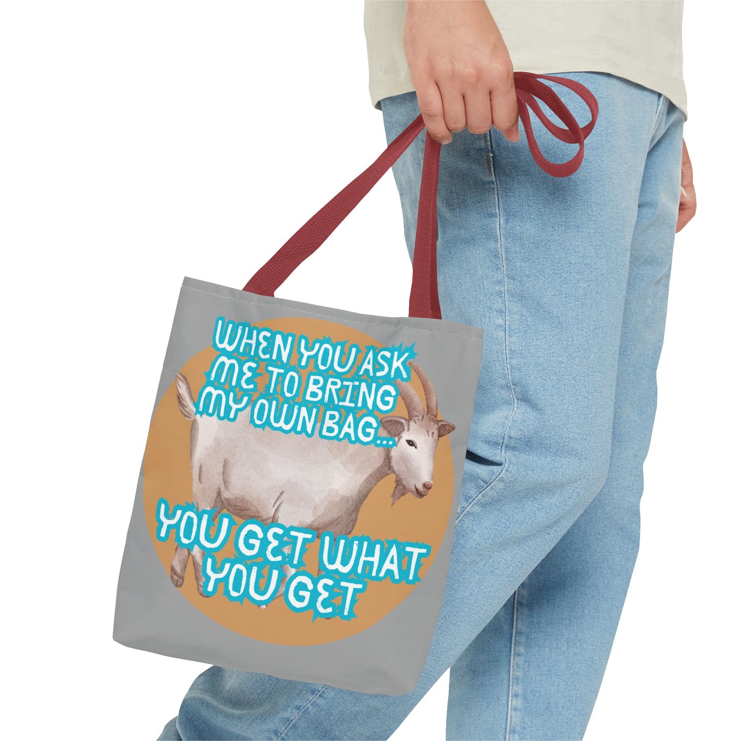 Funny Quote Tote Bag - Bring Your Own Bag Humor