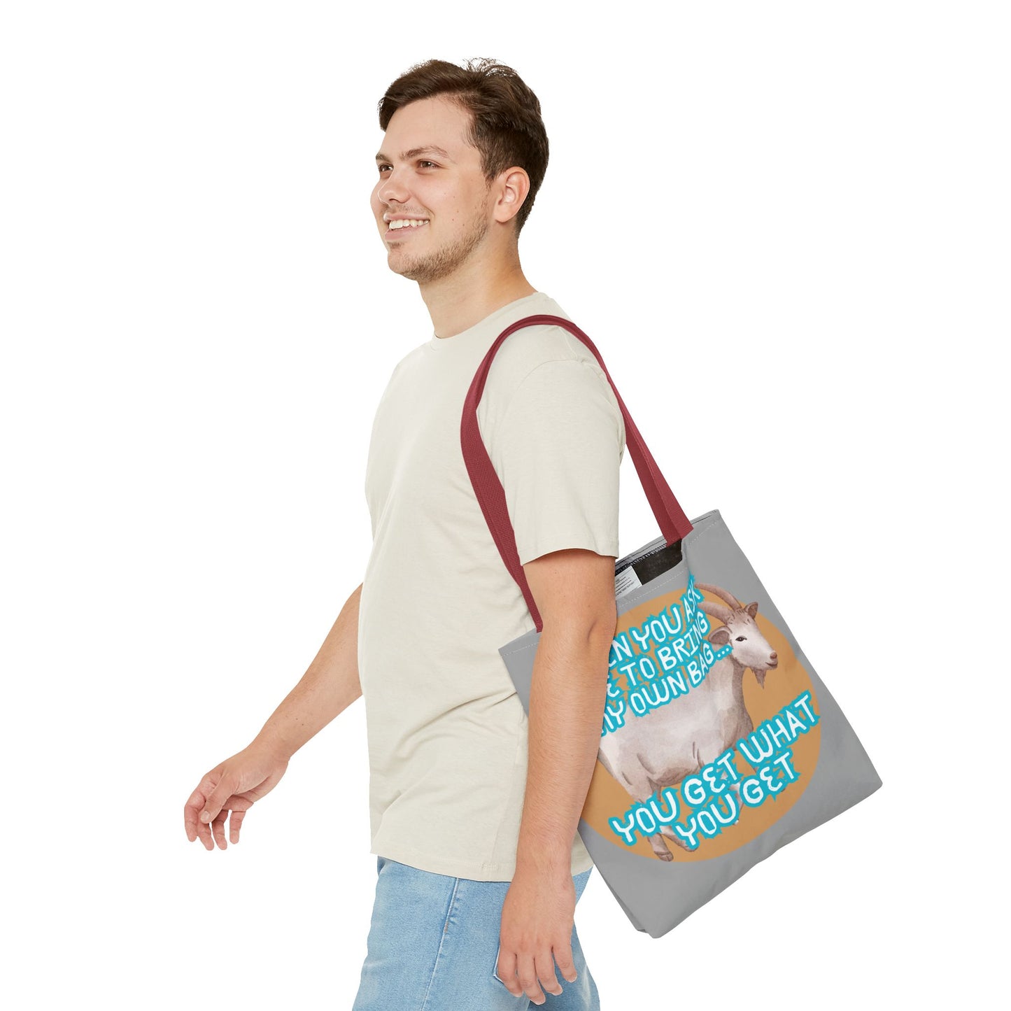 Funny Quote Tote Bag - Bring Your Own Bag Humor