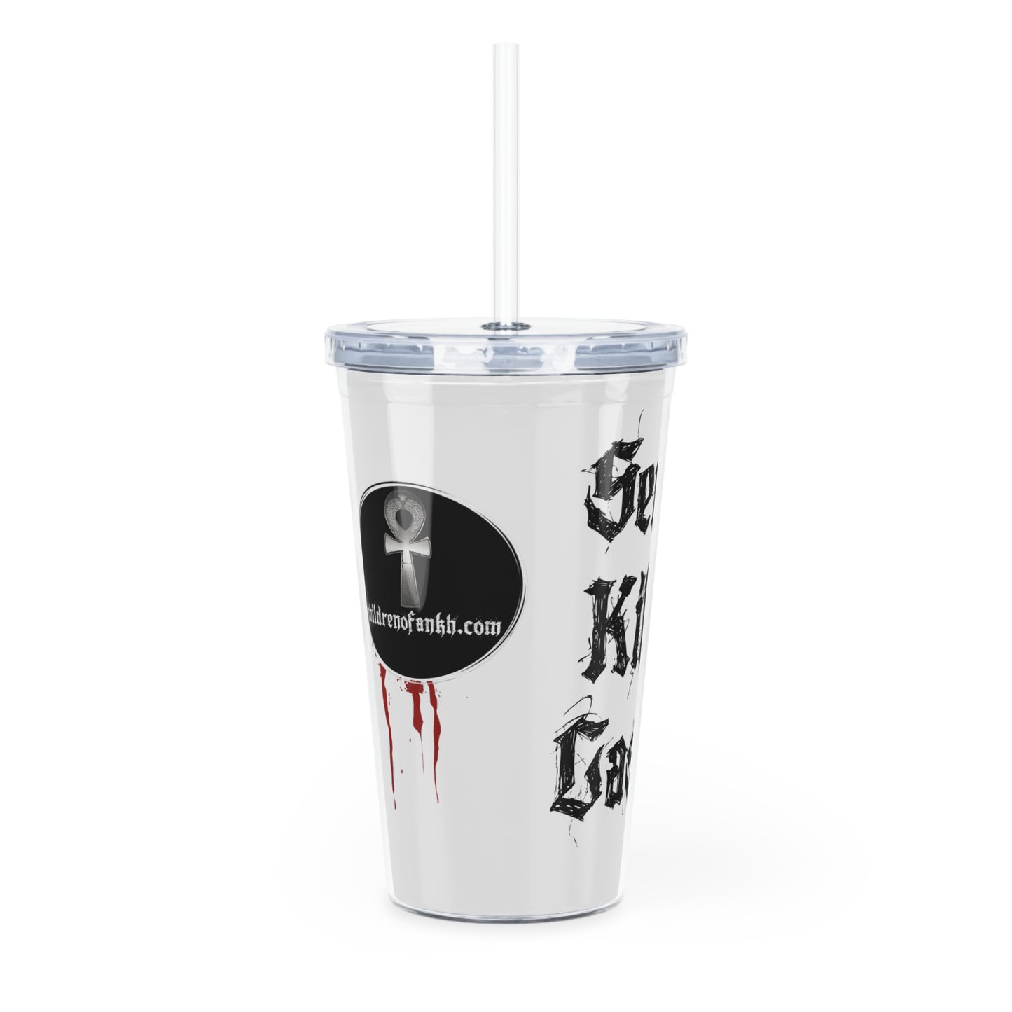 Funny Serial Killer Casual COA Universe Plastic Tumbler with Straw