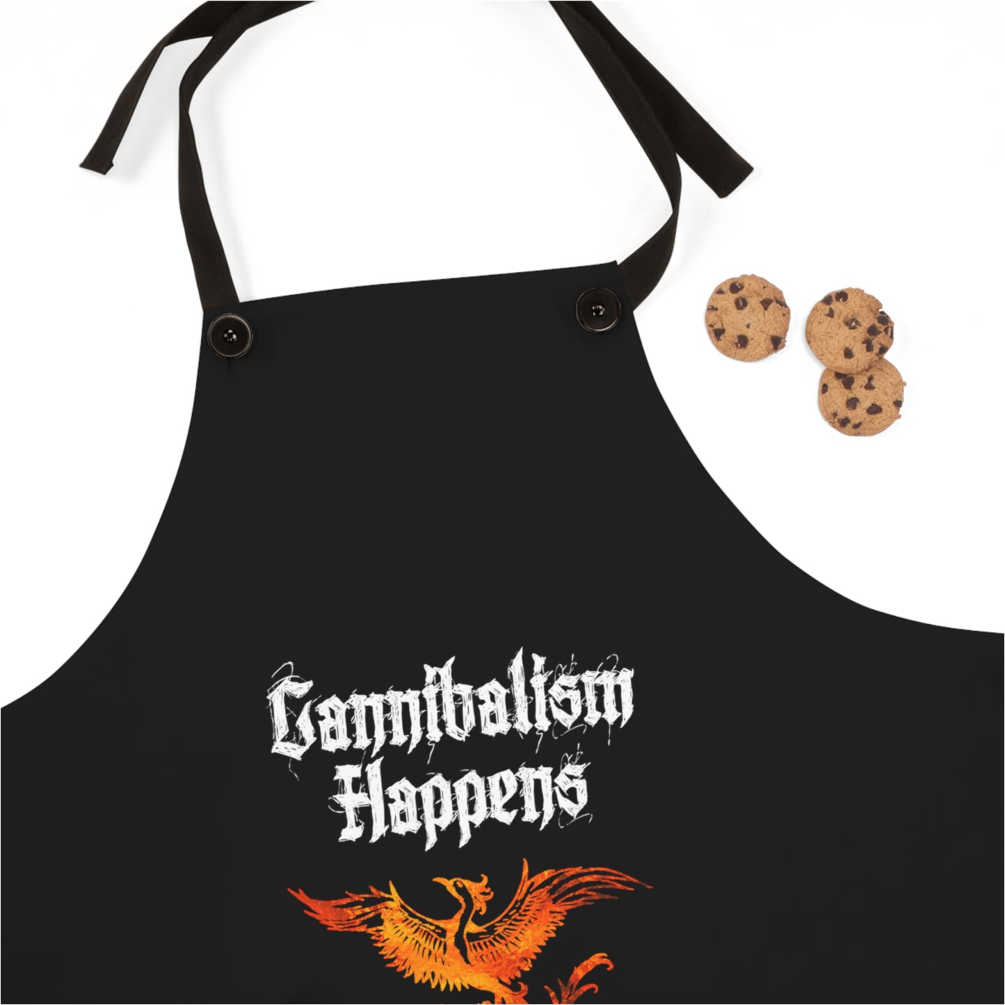 Cannibalism Happens Apron (AOP) COA Series Merch