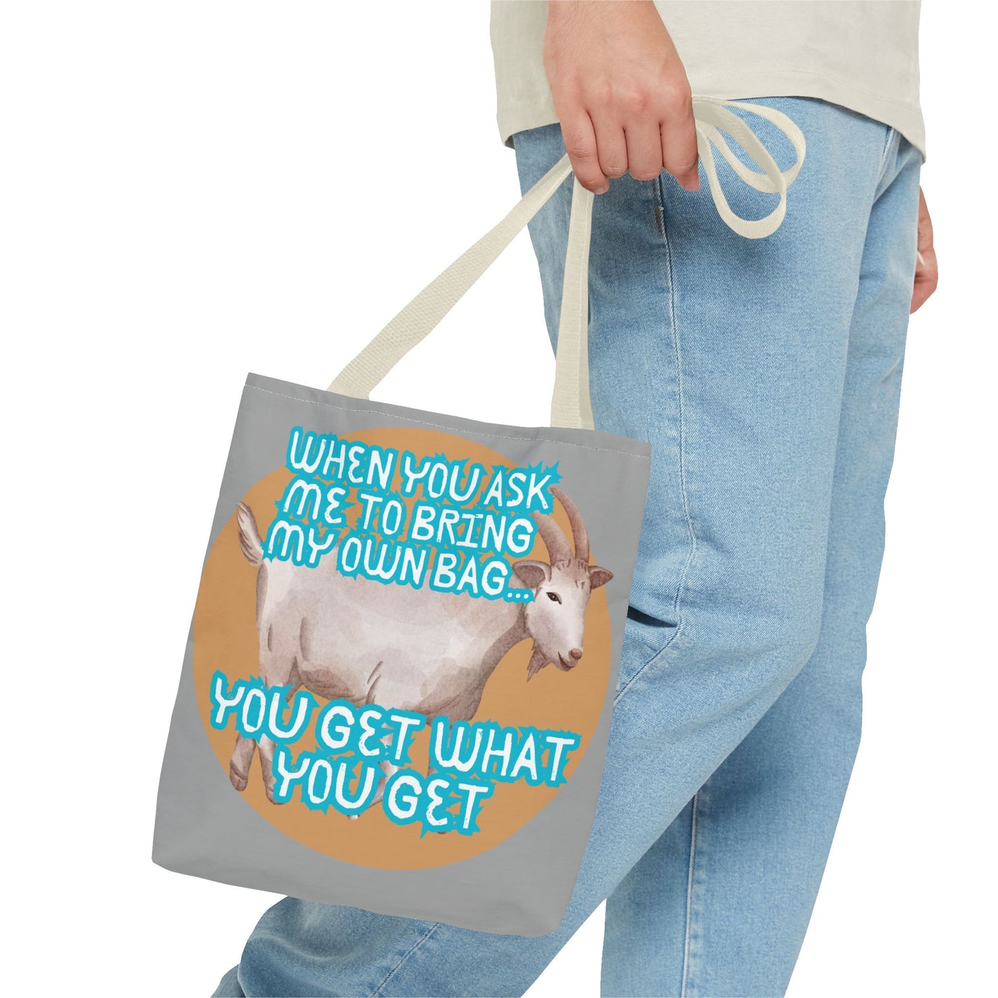 Funny Quote Tote Bag - Bring Your Own Bag Humor